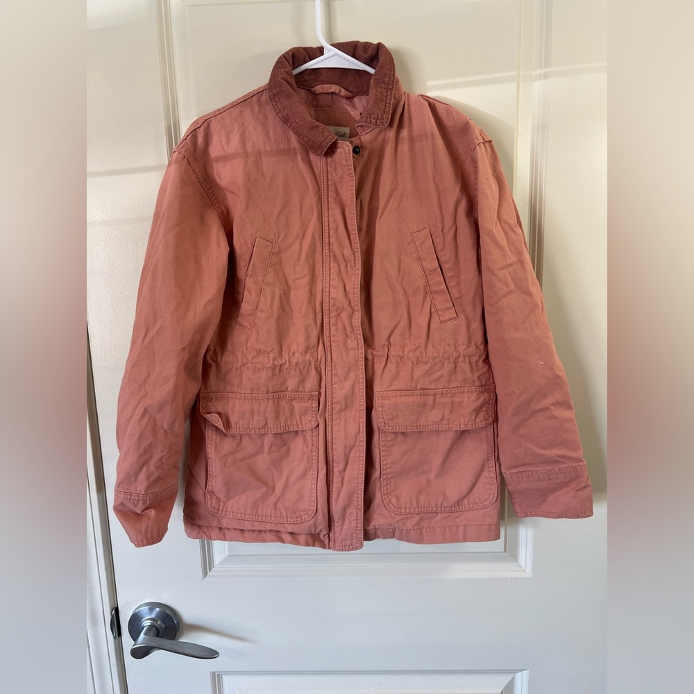 Universal Thread Women's Utility Salmon Jacket Si… - image 2